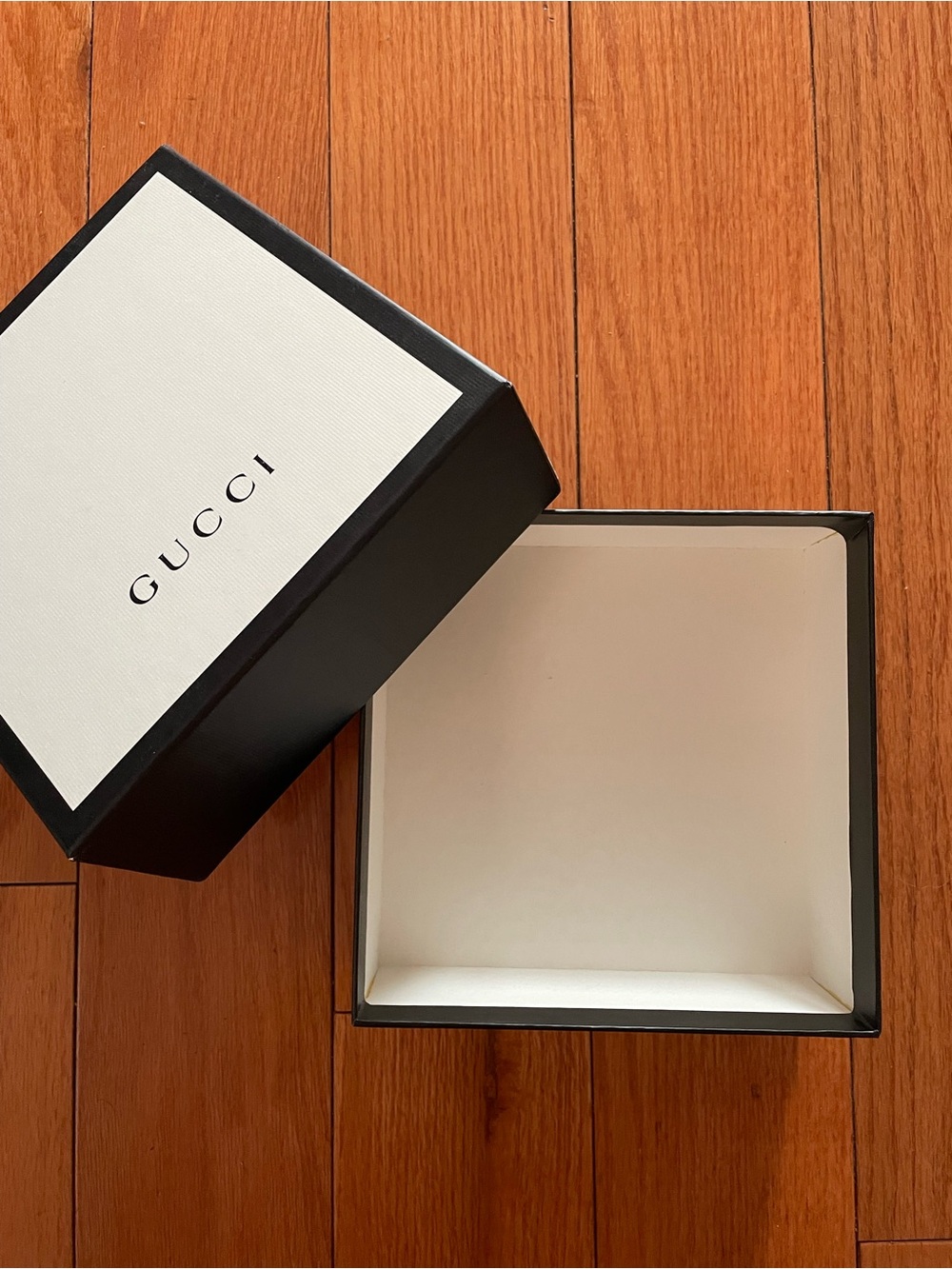 Gucci White Box with Black Border